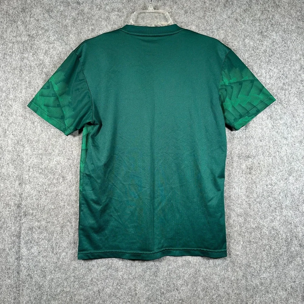 adidas Mexico El Tri 2022 Soccer Jersey Mens Small Short Sleeves Green Training